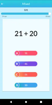 Math Quiz Screen Shot 2