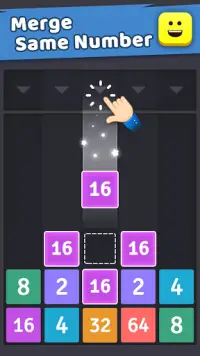 2048 Merge Number Games Screen Shot 0