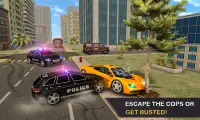 Police Car vs Gangster Car Chase- NY Cop Duty 2019 Screen Shot 3