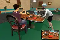Виртуальная официантка 3D-ресторан Sim Screen Shot 11