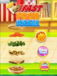 Fast Food Lunch Maker FREE Screen Shot 0