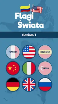 Quiz Flagi Świata - Zgadnij Państwo Screen Shot 2