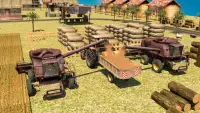 Tractor harvesting Simulator 2018 - Farming land Screen Shot 0