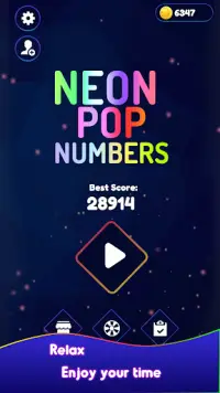 Neon Pop Numbers Screen Shot 0