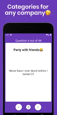 Never Have I Ever: party game! Screen Shot 3