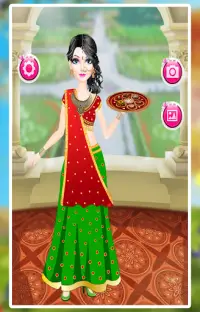 Indian Saree Dress Up and chaniya choli dresses Screen Shot 4