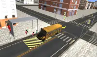 3D chauffeur de bus scolaire Screen Shot 9