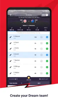 CricPlay - Fantasy Cricket, Prediction, Live Score Screen Shot 1