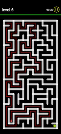 Maze & Fun - Swipe maze game Screen Shot 1