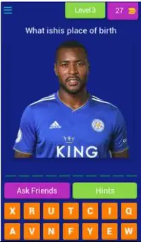 Leicester City Players Quiz Screen Shot 3