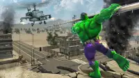 Green Muscle Hero: Crime City Screen Shot 0