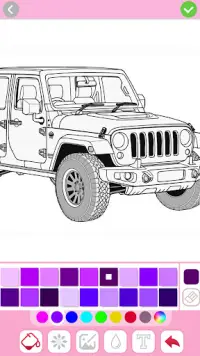 Car coloring games - Color car Screen Shot 4