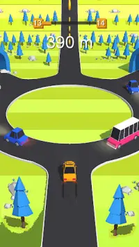 Traffic Car Run 2D : Car games Screen Shot 2