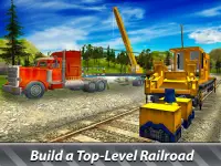 Railroad Building Sim - construir ferrocarriles! Screen Shot 8