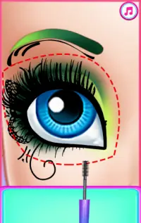 Princess Eye Makeup Artist Game Screen Shot 3