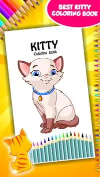 Kitty Coloring Book Screen Shot 0