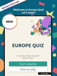 Europe Countries Quiz: Flags & Capitals guess game Screen Shot 6