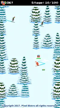 Santa Ski vs Zombies Ski Screen Shot 3