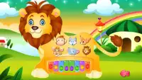 Baby Piano Game for Kids-Animals, Rhymes and Music Screen Shot 3