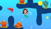 Little mermaid Princess. Child. Game for girls. Screen Shot 1