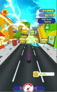 Panther Surfer Pink : Bus & Subway Dash 3D Screen Shot 5