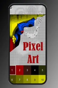 Poppy Color Number Pixel Art Screen Shot 2