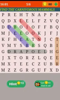 Word Search - Swipe for Knowledge, Genius Brain Screen Shot 4