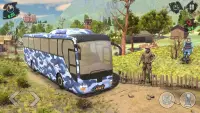 Real Army Bus Driving Games 3D Screen Shot 0