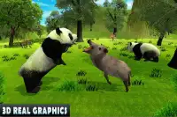 जंगली पांडा परिवार जंगल सिम Screen Shot 3