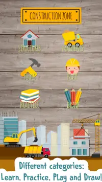 Kids Construction Game: Educational games for kids Screen Shot 0