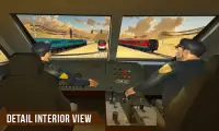Train Driving Simulator 2017- ยูโร Speed ​​Racing Screen Shot 5