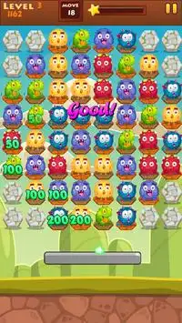 Happy Monsters Match Screen Shot 2