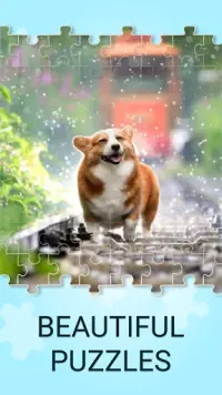Teka-teki Jigsaw Permainan Anjing Screen Shot 2