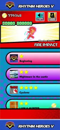 RHYTHM HEROES V Screen Shot 4