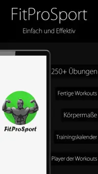 Fitnesstrainer FitProSport Screen Shot 0
