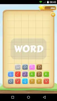 Word Fall Puzzle Screen Shot 2