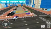 cực điều khiển trường học cảnh sát ô tô đậu xe 3D Screen Shot 4