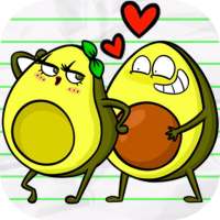 Avocado Couple I Crazy and comic