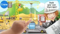 Tiny Builders: Crane, Digger, Bulldozer for Kids Screen Shot 2