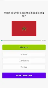 Africa Flags Quiz - Drapeaux Screen Shot 1