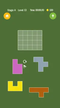 पेंटामिनो - तर्क पहेली खेल Screen Shot 2