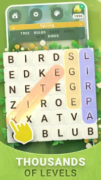 Word Search Nature Puzzle Game Screen Shot 0