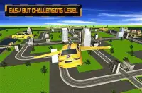 Flying Car Sim: Taxi Pilot 3D Screen Shot 1