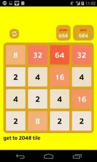 2048 puzzle Screen Shot 1