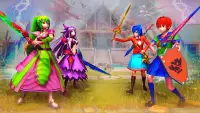 Anime Sword Fighting Games 3D Screen Shot 3