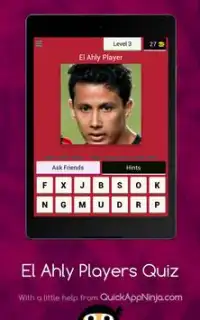 El Ahly Players Quiz Screen Shot 17