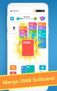 2048 Card-Solitaire Merge Cards Game Screen Shot 4