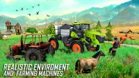 Farming sim 23 Real Tractor 3D Screen Shot 0