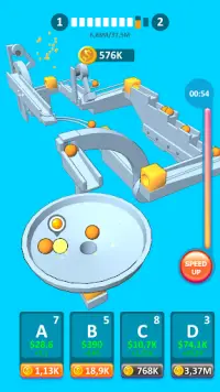 Balls Rollerz Idle 3D 単純物理パズル Screen Shot 0