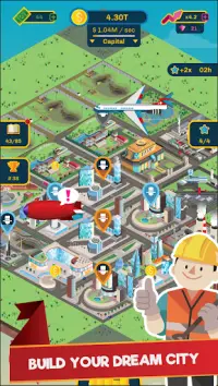 City Clicker: Build a City, Idle & Tycoon Clicker Screen Shot 0